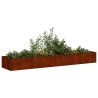 Jardinière rouillé 360x80x40 cm acier inoxydable 535140535140