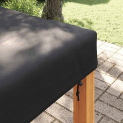 Housse de Table Uni Noir 102 x 102 x 15 cm tissu 535143535143