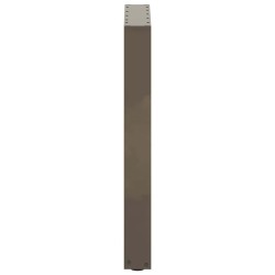 Pieds de table à manger en U 2 pièces Acier naturel 50 x (72-73) cm Acier 535150535150