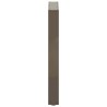 Pieds de table à manger en U 2 pièces Acier naturel 50 x (72-73) cm Acier 535150535150