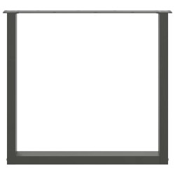 Pieds de table à manger en U 2 pièces Anthracite 90 x (72-73) cm Acier 535151535151