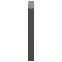 Pieds de table à manger en U 2 pièces Anthracite 90 x (72-73) cm Acier 535151535151