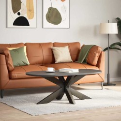 Pied de table basse en forme d'araignée noir 98 x 58 x (42-43) cm en acier 535153535153