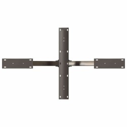 Pied de table basse en forme d'araignée noir 98 x 58 x (42-43) cm en acier 535153535153