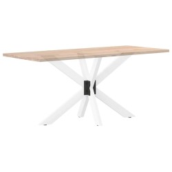 Pied de table à manger en forme d'araignée, blanc, 120 x 68 x (72-73) cm, acier 535154535154