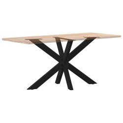 Pied de table à manger en forme d'araignée, noir, 120 x 68 x (72-73) cm, acier 535155535155