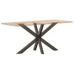 Pied de table à manger en forme d'araignée, noir, 120 x 68 x (72-73) cm, acier 535157535157