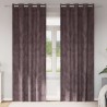 Rideaux en velours 2 pcs Marron 260 x 140 cm Velours 535159535159