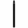 Pieds de table à manger en U 3 pièces Noir 90 x (72-73) cm Acier 535167535167