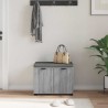Banc d'entrée avec coussin Gris Sonoma 60 x 38 x 46 cm 535169535169