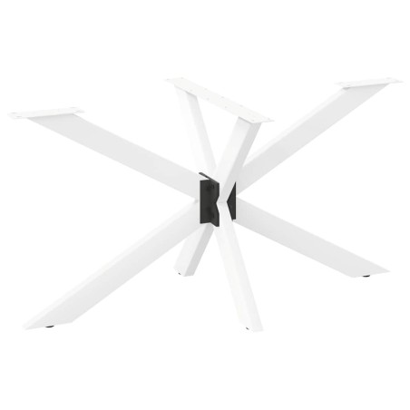 Pied de table à manger en forme d'araignée, blanc, 150 x 78 x (72-73) cm, acier 535174535174