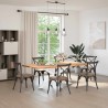 Pied de table à manger en forme d'araignée, blanc, 150 x 78 x (72-73) cm, acier 535174535174