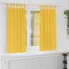 Rideaux occultants avec anneaux 2 pcs Jaune moutarde 535175535175