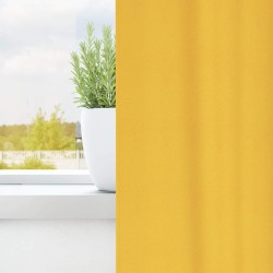 Rideaux occultants avec anneaux 2 pcs Jaune moutarde 535175535175