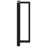 Pieds de table de bar en forme de T, 2 pièces, noir, 60 x 35 x (110-111) cm, acier 535180535180