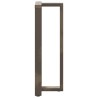 Pieds de table de bar en forme de T, 2 pièces, noir, 50 x 35 x (110-111) cm, acier 535181535181