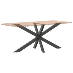 Pied de table à manger en forme d'araignée, anthracite, 150 x 78 x (72-73) cm, acier 535186535186