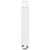 Pieds de table basse en U 2 pièces Blanc 30 x (30-31) cm Acier 535187535187