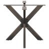 Pied de table à manger en forme d'araignée noir 85 x 85 x (72-73) cm en acier 535191535191
