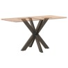 Pied de table à manger en forme d'araignée noir 85 x 85 x (72-73) cm en acier 535191535191