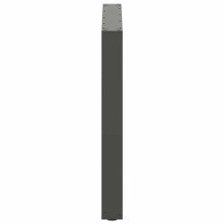 Pieds de table à manger en U 3 pièces Anthracite 90 x (72-73) cm Acier 535197535197
