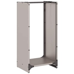 Étagère à bois 40x30x80 cm acier résistant aux intempéries 535201535201