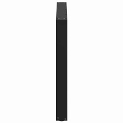 Pieds de table à manger en U 2 pièces Noir 100 x (72-73) cm Acier 535202535202
