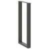 Pieds de table de bar en U 2 pièces Anthracite 40 x (100-101) cm Acier 535203535203