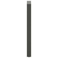 Pieds de table de bar en U 2 pièces Anthracite 40 x (100-101) cm Acier 535203535203