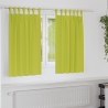 Rideaux occultants avec anneaux 2 pcs Vert 140 x 140 cm 535204535204
