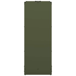 Portant de bois chauffage vert olive 40x30x80 cm 535206535206