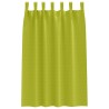 Rideaux occultants avec anneaux 2 pcs Vert 175 x 140 cm 535208535208