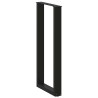 Pieds de table de bar en U 2 pièces Noir 40 x (100-101) cm Acier 535209535209