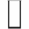Pieds de table de bar en U 2 pièces Noir 40 x (100-101) cm Acier 535209535209
