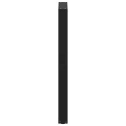 Pieds de table de bar en U 2 pièces Noir 40 x (100-101) cm Acier 535209535209