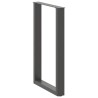 Pieds de table de bar en U 2 pièces Anthracite 60 x (90-91) cm Acier 535214535214