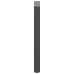 Pieds de table de bar en U 2 pièces Anthracite 60 x (90-91) cm Acier 535214535214