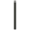 Pieds de table de bar en U 2 pièces Anthracite 60 x (90-91) cm Acier 535214535214