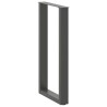 Pieds de table de bar en U 2 pièces Anthracite 50 x (90-91) cm Acier 535217535217
