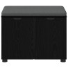 Banc d'entrée avec coussin Chêne Noir 60 x 38 x 46 cm 535227535227