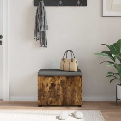 Banc d'entrée avec coussin Chêne Fumé 60 x 38 x 46 cm 535229535229