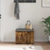 Banc d'entrée avec coussin Chêne Fumé 60 x 38 x 46 cm 535229535229