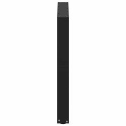 Pieds de table à manger en U, 3 pièces, noir, 80 x (72-73) cm, acier 535230535230
