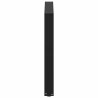 Pieds de table à manger en U, 3 pièces, noir, 80 x (72-73) cm, acier 535230535230