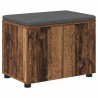 Banc d'entrée avec coussin Bois ancien 60 x 38 x 46 cm 535237535237