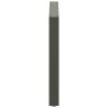 Pieds de table à manger en U 2 pièces Anthracite 100 x (72-73) cm Acier 535241535241