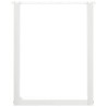 Pieds de table à manger en U, 3 pièces, blanc, 70 x (72-73) cm, acier 535243535243