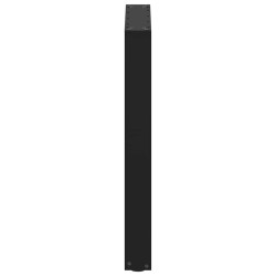 Pieds de table à manger en U 3 pièces Noir 70 x (72-73) cm Acier 535244535244
