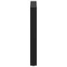 Pieds de table à manger en U 3 pièces Noir 70 x (72-73) cm Acier 535244535244