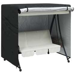 Housse pour balancelle d'extérieur Noir 175 x 125 x 180 cm 535251535251